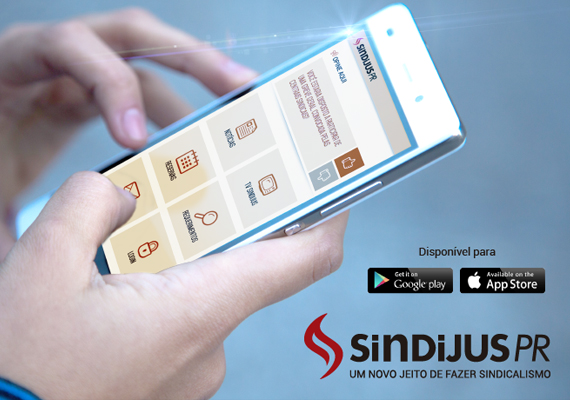 Campanha de lançamento do aplicativo Sindijus PR