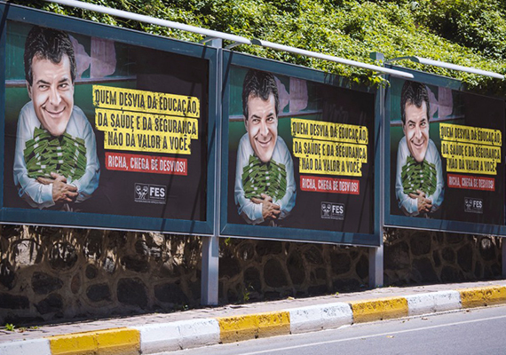 Campanha Richa Chega de desvios